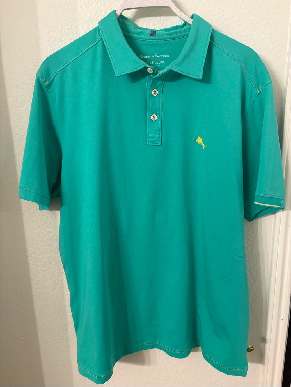 Tommy Bahama IslandZone Green Performance Polo Large